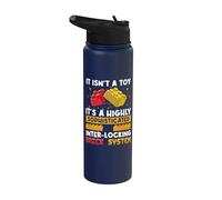 Blocco di costruzione in mattoni di bloccaggio Inter altamente sofisticato Stainless Steel Insulated Water Bottle