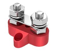 Blocco di distribuzione dell'energia - Perni terminali per set di barre automobilistiche | Morsettiera 12-48 V, barra collettrice M6/M8, morsettiera a vite per auto marina