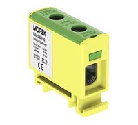Blocco di distribuzione F. al/CU adatto 1,5 - 50 MM2 Giallo Verde poli. 1000 V AC/DC morsetto isolato OTL 50 maa1 050y10 morek 3835
