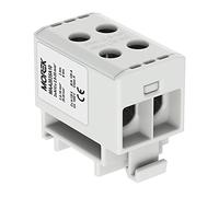 Blocco di distribuzione F. al/CU adatto 4 X 2,5 - 35 MM2 Grigio 1pol. 1000 V AC/DC morsetto isolato OTL 35 - 2 maa2 035 a10 morek 4030