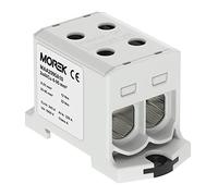 Blocco di distribuzione F. al/CU adatto 4 X 6 - 95 MM2 Grigio 1pol. 1000 V AC/DC morsetto isolato OTL 95 - 2 maa2 095 a10 morek 4145
