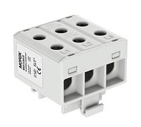 Blocco di distribuzione F. al/CU adatto 6 X 2,5 - 35 MM2 Grigio 3Pol. 1000 V AC/DC morsetto isolato OTL 35 - 3 X maa1 335 a10 morek 4375