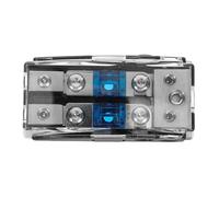 Blocco di Distribuzione per Impianto Stereo Auto a 3 Vie | Plastico e Ferro, Installazione Diy, Protezione del Circuito e Riduzione del Sovraccarico