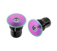Blocco di espansione in lega di alluminio per manubrio bici da strada MTB 16-22,7 mm, nero