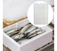 Blocco di ghiaccio rettangolare a prova di perdite per refrigeratori, per