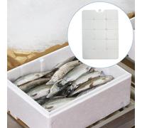 Blocco di ghiaccio rettangolare a prova di perdite per refrigeratori, per