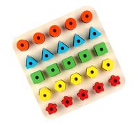 Blocco Di Legno Bambino Puzzle Corrispondenza Giocattolo Colorato