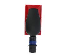 Blocco di levigatura di estrazione di polvere - guscio di plastica ABS leggero con aspirazione regolabile per un'efficace raccolta di polvere + base anti -slittamento e base di