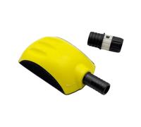 Blocco di levigatura manuale a vuoto da 6 pollici, supporto for gancio e anello, tampone for la lucidatura nella lavorazione del legno con vernice for il corpo