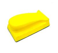 Blocco di levigatura manuale con gancio e anello, cuscinetti in schiuma PU, for restauro mobili, arti domestiche, legno metallo