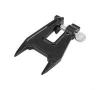 Blocco di limatura per motosega per risarmatura manuale della catena con base stabile e guide angolari precise per ogni dente (nero)
