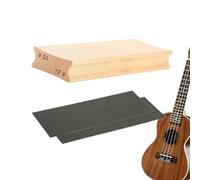 Blocco di livellamento FRET - Strumento raggio Luthier, levigatrice per chitarra | Blocco di levigatura dei bassi di precisione, strumento di configurazione del raggio di legno, carta vetrata di
