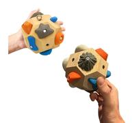 Blocco di massi 3D realizzato a mano con 12 supporti in resina, impugnatura per dita in legno, con borsa in tela e portachiavi in omaggio, strumento portatile per allenamento arrampicata su roccia e