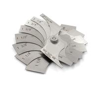 Blocco di misura Calibro for saldatura Calibro for raccordo di saldatura Set da 8 pezzi 1~1/8-2 Strumento di ispezione da 28,6 mm a 50,8 mm