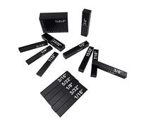 Blocco di montaggio, 15 Pcs Blocchi di Installazione Precisione In Lega Alluminio Router Tavolo Seghe Strumenti Misura 1/16 "-1x2x3" Set Calibro Altezza per falegname, edilizia