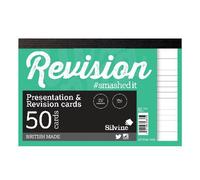 Blocco Di Note Lined Bianco Silvine 50 Revisioni (Confezione Da 20) CR50