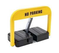 Blocco di parcheggio elettronico da 15 m, blocco di parcheggio automatico con 2 telecomando e 2 chiavi, serratura elettrica per parcheggio auto intelligente automatico pieghevole per parcheggio