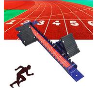 Blocco di partenza per atletica leggera, allenamento ad alta intensità con pedali standard e presa forte
