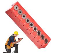 Blocco di perforazione - Guida di foratura di precisione a tasca per la lavorazione del legno - Localizzatore di modello a blocco modello per il,per gli appassionati di fai da te e i