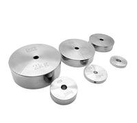 Blocco di peso standard M1 1 kg2kg3kg500g100g in acciaio inossidabile metodo di calibrazione circolare con peso perforato (colore: 3 kg)