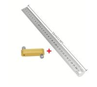 Blocco di posizionamento del righello, Localizzatore della linea lavorazione legno arresto limite regolazione riga Scribe(A Block and Ruler)