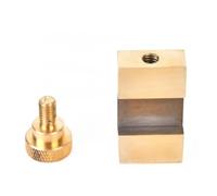 Blocco di posizionamento for carpenteria Localizzatore durevole Strumenti for la lavorazione del legno Calibro universale fisso angolare Calibro di localizzazione angolare in ottone(No ruler)
