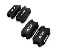 Blocco Di Protezione Antiurto Per yama&ha YZF R3 YZF-R3 25MM Paraurti Motore Blocco Di Protezione Decorativo(Black2-4PCS)