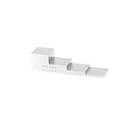 Blocco di prova a ultrasuoni in 4 fasi Blocco di calibrazione in acciaio inossidabile 304 da 2,5-5-10-20 mm for misuratore di spessore a ultrasuoni per macchinisti e metalmeccanici(2.5-20mm steel)