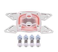 Blocco di raffreddamento ad acqua della CPU, blocco di raffreddamento del dispositivo di raffreddamento ad acqua della CPU del computer, coperchio in POM con base in rame rosso G1 / 4 con canale d'acq