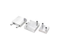 Blocco di raffreddamento ad acqua in alluminio 30x30mm for laptop, piastra di raffreddamento a liquido, radiatore, scambiatore di calore for computer, 40x40mm, 1 pz.(40x40mm(UP))