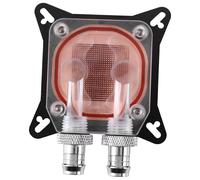 Blocco di raffreddamento ad acqua per GPU, doppio canale in rame, colonna, radiatore per scheda video, 0,4 mm, per AMD W40