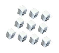 Blocco di raffreddamento termico in alluminio, B | Set di dissipatori di calore alettati creato per lavori di riparazione di chip del computer