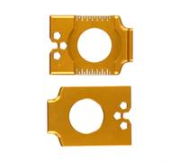 Blocco di regolazione della catena dell'asse posteriore per Surron per Ultrabee CNC in lega di alluminio elettrica tendicatena per moto e bici, nero, oro, viola (dorato)
