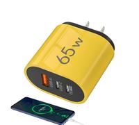 Blocco di ricarica | 3 porte QC3.0 sicuro e veloce - Adattatore di alimentazione per smartphone, per viaggi, casa, ufficio, hotel, dormitorio, soggiorno, camera da