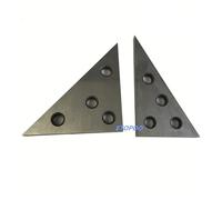 Blocco di riscontro, 2 Pezzi/set Piastre Angolari Solide Set Di Blocchi 30-60-90 E 45-45-90 Precisione +/- 20 Secondi Blocco Angolare Strumento Macchinista