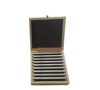 Blocco di riscontro, Set di blocchi paralleli temprati di precisione da 100x4 mm, 9 paia (18 pezzi), set di blocchi in acciaio for morse di serraggio, fresatrici, torni