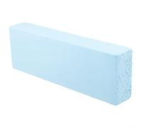 Blocco di schiuma leggera 30x10x4.5cm per artigianato | Bianco liscio per superficie, accetta vernice e colla, base perfetta per montagne e rocce, costruzione robusta