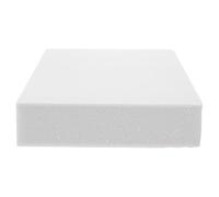 Blocco di Schiuma Rettangolare per Diorama, Base 11,8x7,9x1,6 Pollici | Progetti di Scenari e Mini Paesaggi, Struttura Flessibile Riutilizzabile, Bianco, per Lezioni e Presentazioni