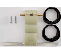 Blocco di sicurezza antisollevamento Tapparelle Blocco Antieffrazione Rullo 60 mm Kit completo con anelli e viti