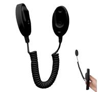 Blocco di sicurezza con telecomando - Blocco con montaggio a parete a molla | Supporto retrattile | Dispositivo di sicurezza a filo riccio per TV, serrature hardware per telefoni cellulari, antifurto