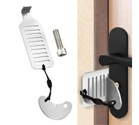 Blocco di sicurezza da viaggio | Difensore portatile blocco per hotel, casa, clasier | Blocco aggiuntivo per protezione istantanea, dispositivo di luce, facile da installare senza attrezzi