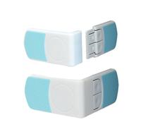 Blocco di sicurezza per bambini / neonati, blocco adesivo adesivo doppio pulsante per cassetti ad angolo retto, erogatori di acqua, blocco armadietto No Drilling1pc ComodTrattamento professionale