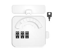 Blocco di sicurezza per frigorifero per bambini, in ABS, autoadesivo, 3 misure, circa 4 x 5,5 x 1 cm, bianco, ideale per la protezione