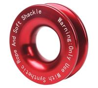 Blocco di strappo per verricello - Strumento modificato per puleggia in lega di alluminio, anello di recupero portatile in lega di alluminio da 41.000 libbre | Anello di traino, blocco antistrappo