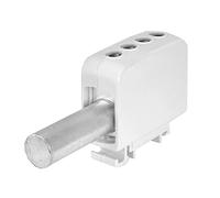 Blocco di terminali montato su binario universale di AL/CU zggb1x95 / 2x35s grigio marca SIMET