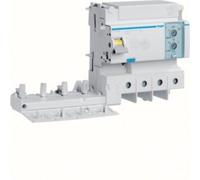 Blocco differenziale Hager 4P 125A regolabile AC 6 moduli BTH480E