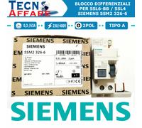 Blocco Differenziale 2P Tipo A - 63A 230V 30mA Siemens 5SM2 326-6