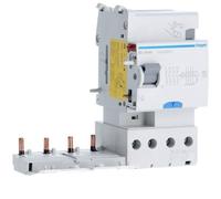 Blocco Differenziale 4 Poli 30 Ma In<63 A Tipo Ac 3 M. Din Hager BD464N
