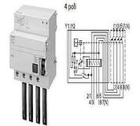 Blocco differenziale Siemens 4P 100A 30mA tipo AC 5 moduli per 5SP4 5SM23470