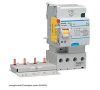Blocco Differenziale Hager 63A 4 Poli 300mA Tipo A 3 Moduli BF463N